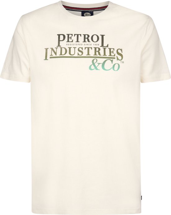 Petrol Industries - T-shirt homme Rawlins - Wit - Taille L
