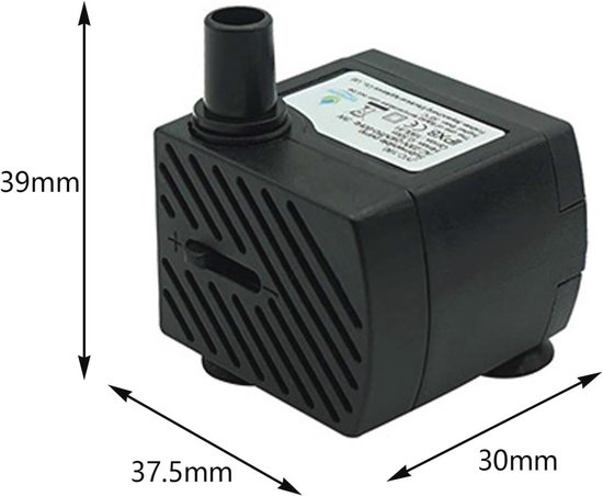 Mini-waterpomp ultra stil 200 l/u 25 W met 15 m netsnoerZoekwoorden