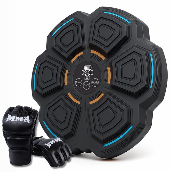 Bokszak met Boksbal en Handschoenen