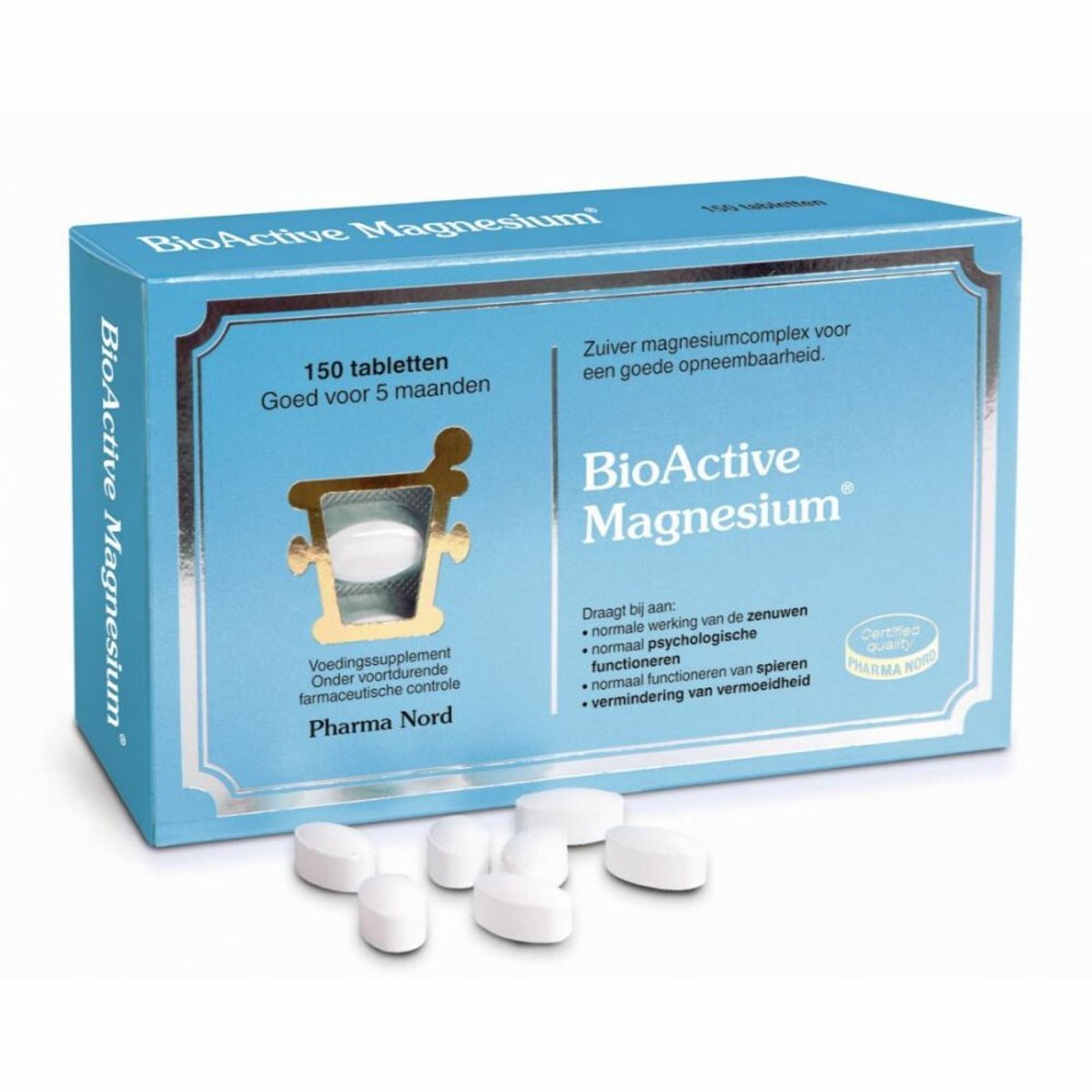 Goedkoopste 2x Pharma Nord BioActive Magnesium 150 tabletten