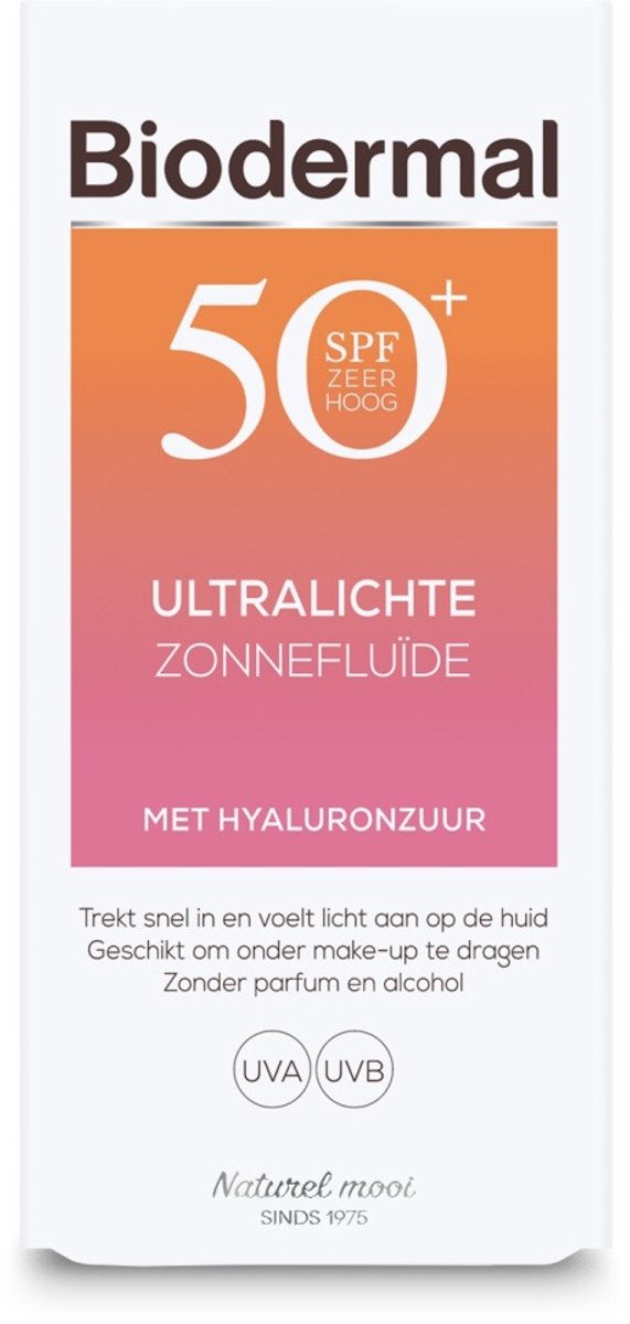 Goedkoopste 3x Biodermal Ultralichte Zonnefluide SPF 50 40 ml