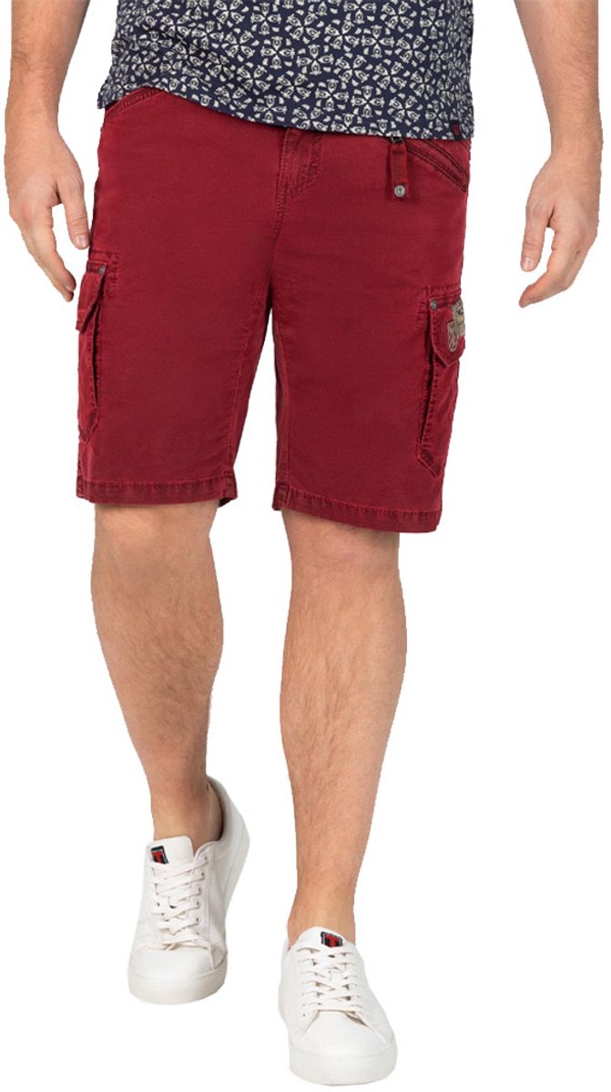 Timezone Regular RykerTZ Washed Red Shorts Heren