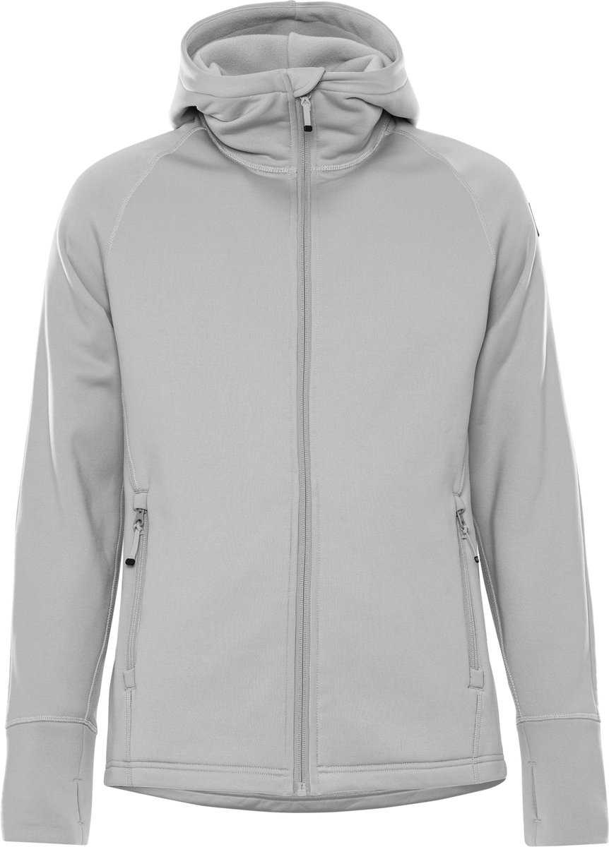 Fristads Cobalt Polartec® power stretch® hoodie dames Lichtgrijs