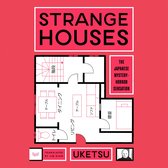 Plattegrond van 'Strange Houses' met de tekst 'The Japanese Mystery-Horror Sensation'.