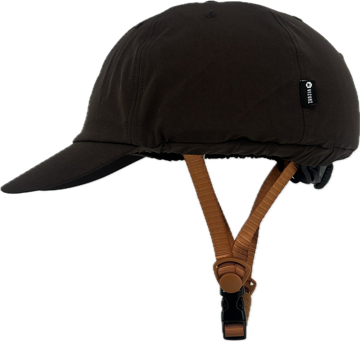 Vizorz SwitchCap fietshelm - Brown base cap