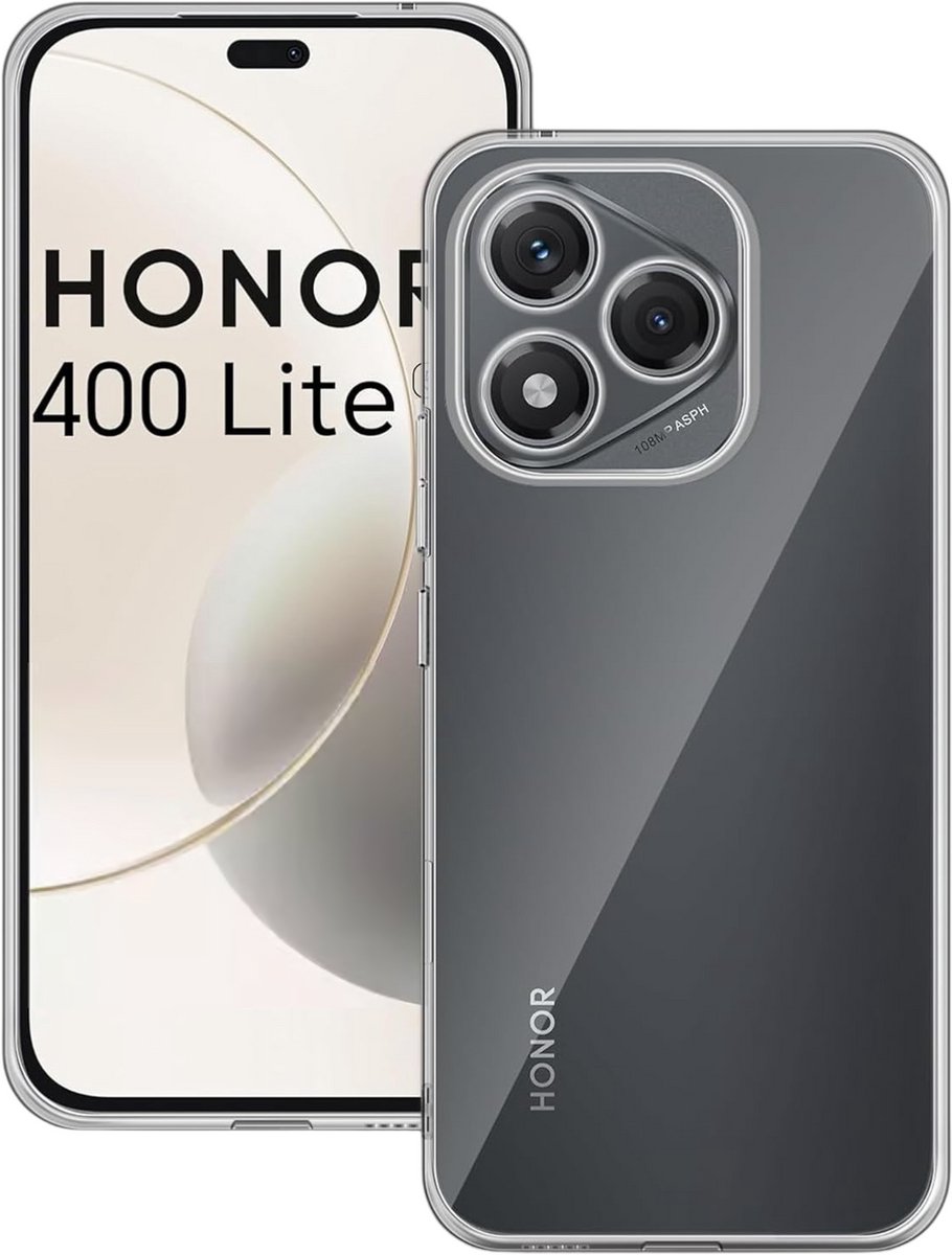 Hoesje geschikt voor Honor 400 Lite 5G backcover Shockproof siliconen Transparant