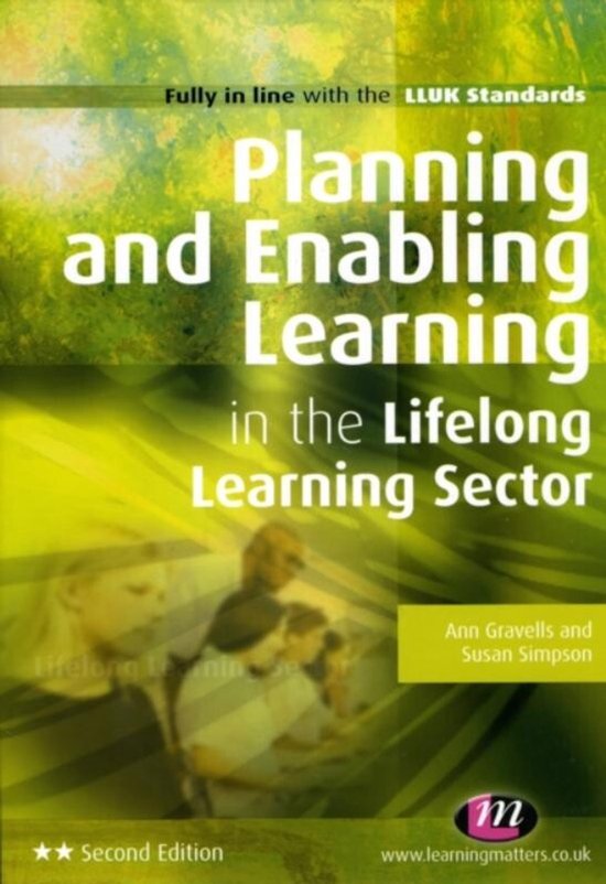 Planning and Enabling Learning in the Lifelong Learning Sect ... - cover