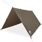 vidaXL - Auvent de camping - Imperméable - 306 x 306 cm - Marron