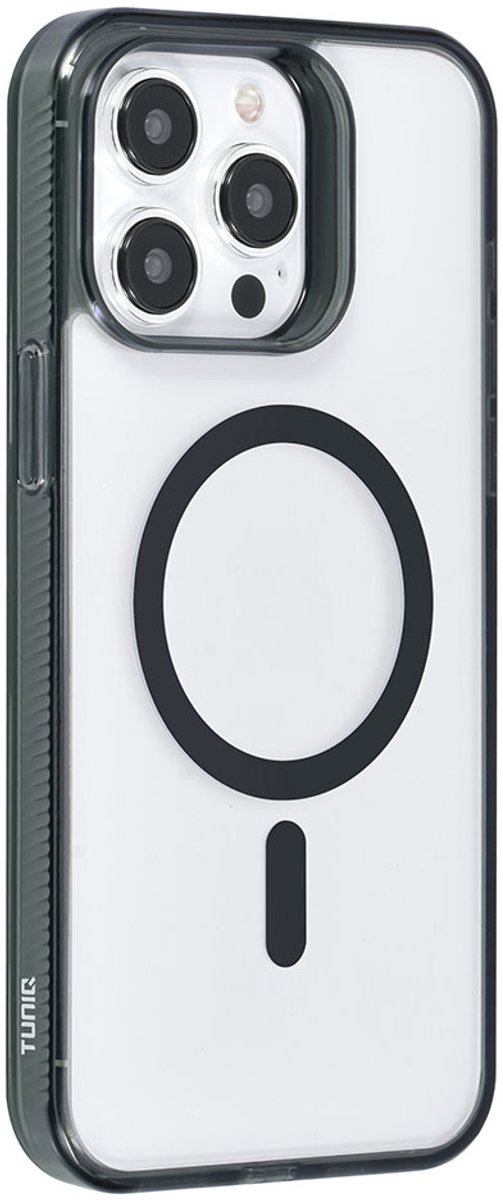 TUNIQ telefoonhoesje voor Apple iPhone 14 Pro Max - MagSafe siliconen backcover - Zwart