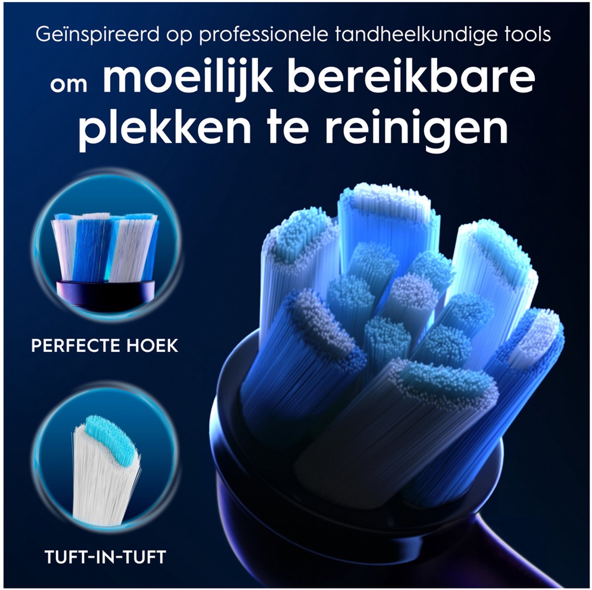 Oral-B iO Ultimate Clean Opzetborstels - CrissCross, 2 stuks thumbnail 4