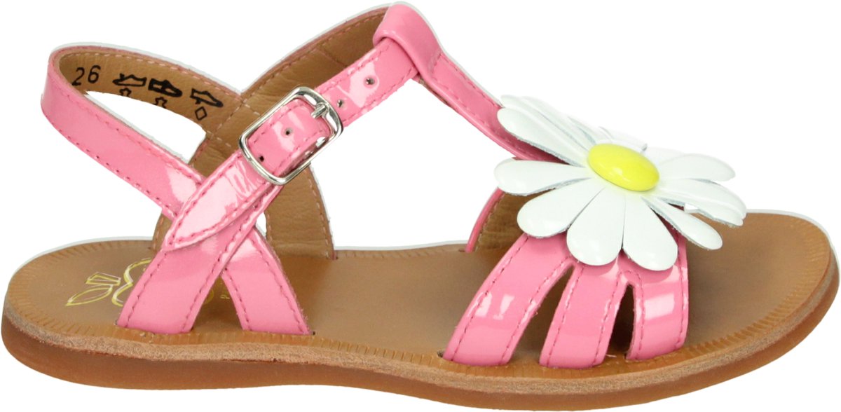 Pom d’Api PLAGETTE BIG FLOWER SandalenMeisjesKindersandalen Roze