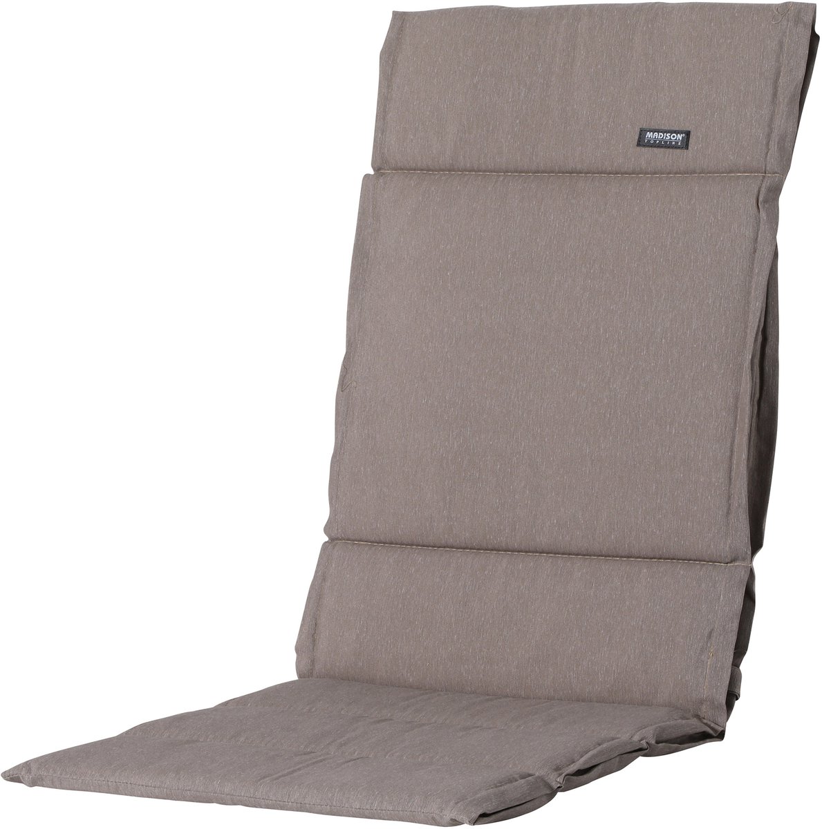 Kussen fiber de luxe ca.125x50cm Panama taupe 2 stuks