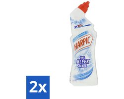 Harpic - Toiletreiniger - Gel - Met 3x Meer Bleek - 750 ml - Voordeelverpakking - 2 stuks
