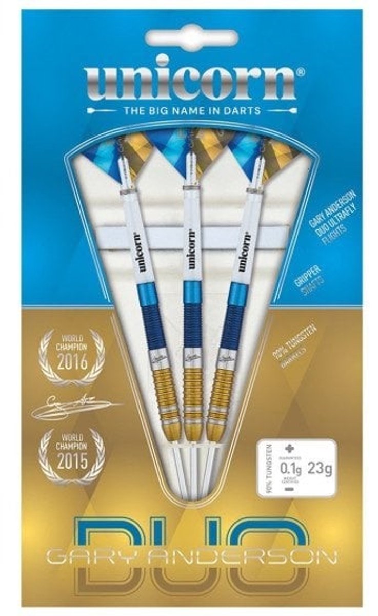 Unicorn Gary Anderson Duo 90% - Dartpijlen 21 Gram