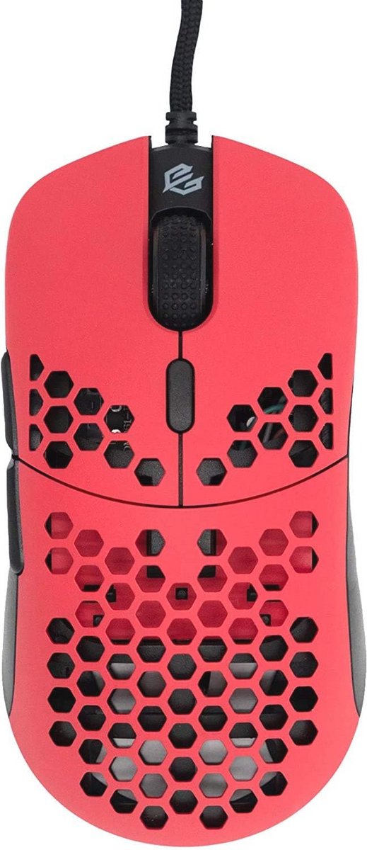 Ultra Lichtgewicht Gaming Muis met Honingraat Ontwerp en 3360 Sensor - 61G - 6 Knoppen
