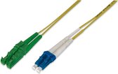 ASSMANN Electronic AL-9E2000LC-02I Glasvezel kabel 2 m LSZH OS2 E-2000 (APC) LC/PC Geel
