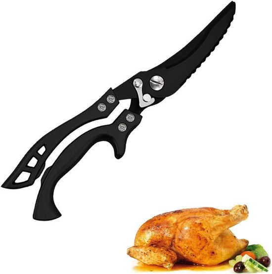 Robuuste pluimveeschaar - Keukenschaar voor het knippen van kip