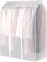 Kledinghoes - Kleding Hangend Beschermer - Kleding Opbergtas - Kledingtas - Hangend Opbergtas - Transparant - Waterdicht - Voor Garderobe en Kledingrek - Met Ritssluiting - 50*100*120cm - PEVA