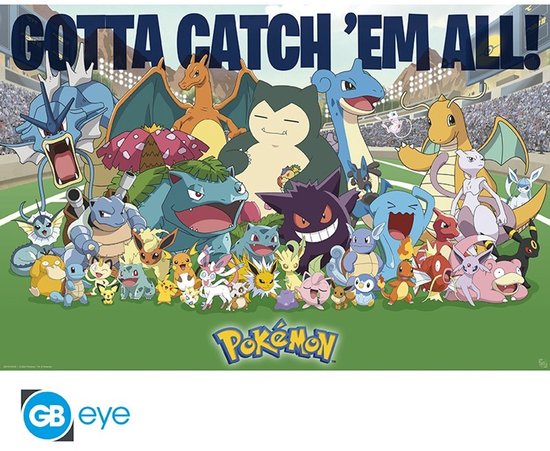 Poster Pokémon - All Time Favorites 91,5x61cm