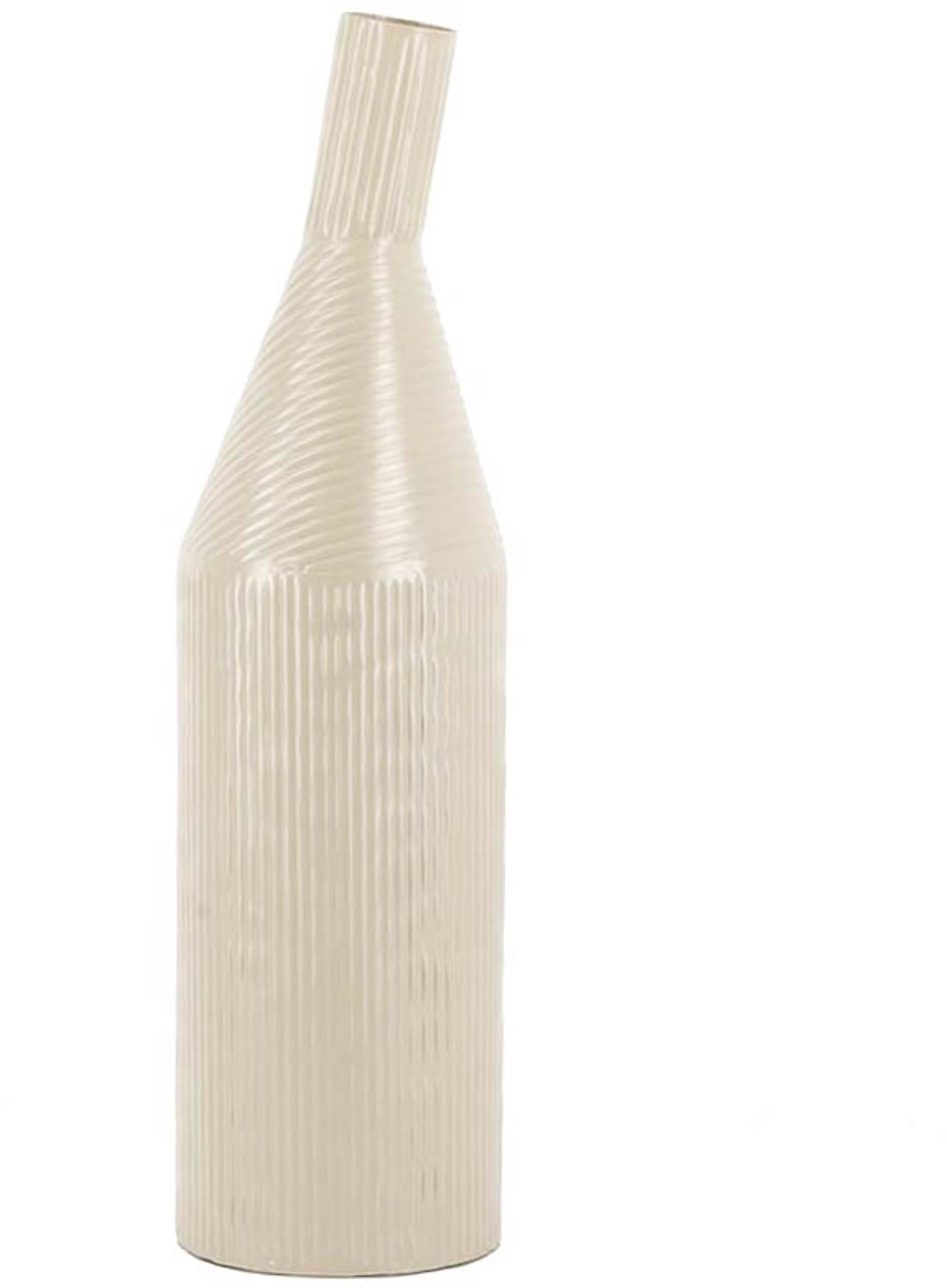homebound by ky Metalen vaas Contemp sand | bloemenvaas Beige