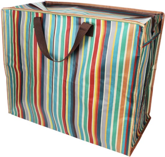 Rex London Retro 70s Stripe - XXL tas / Jumbo Shopper