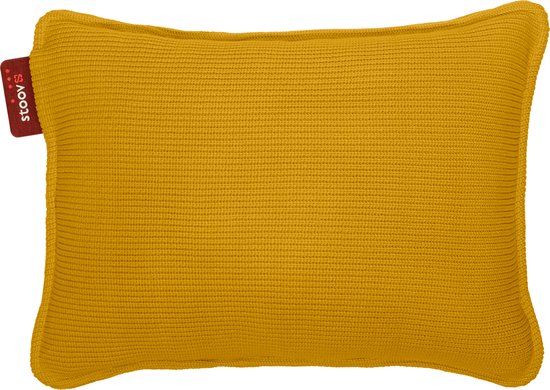 Stoov S2 Warmtekussen | Ploov Ocher Yellow | Duurzaam & Draadloos | Infrarood warmtekussen | 45x60 cm | Standard batterij