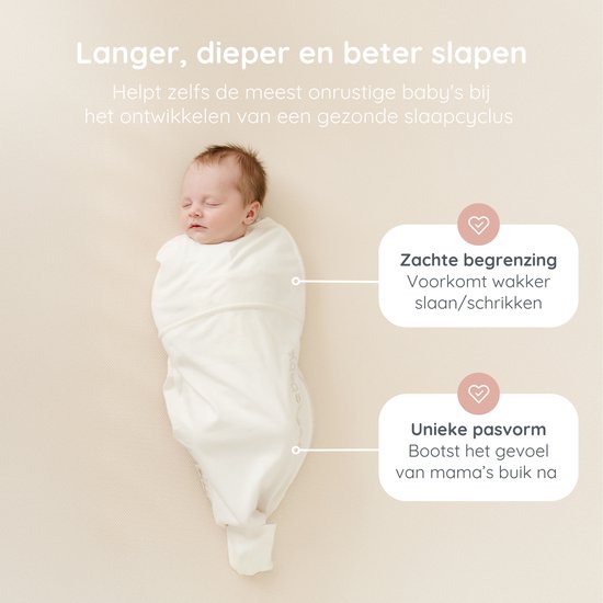 Puckababy Original Piep Inbakerslaapzak (0-3M) - Pure van Puckababy — afbeelding 3