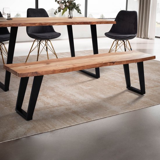 Eettafel Bank Met Rugleuning Met Opbergruimte