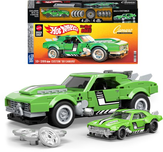 Mattel Brick Shop Hot Wheels Custom '68 Camaro bouwset voor volwassenen
