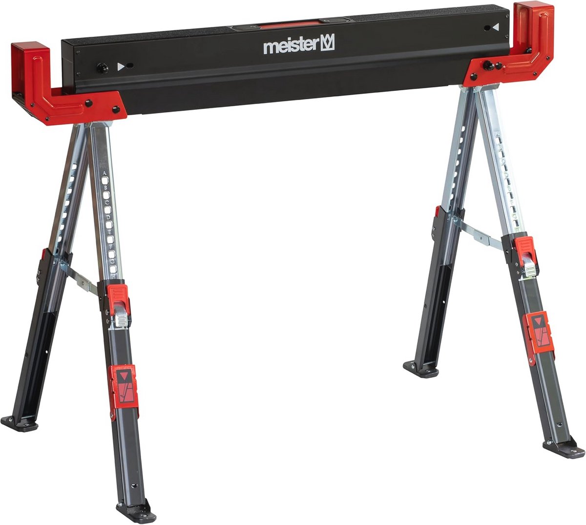 Inklapbare Werkbok 300 kg - Hoogte Verstelbaar van 52 tot 81 cm - Antislip Pad en Draaggreep