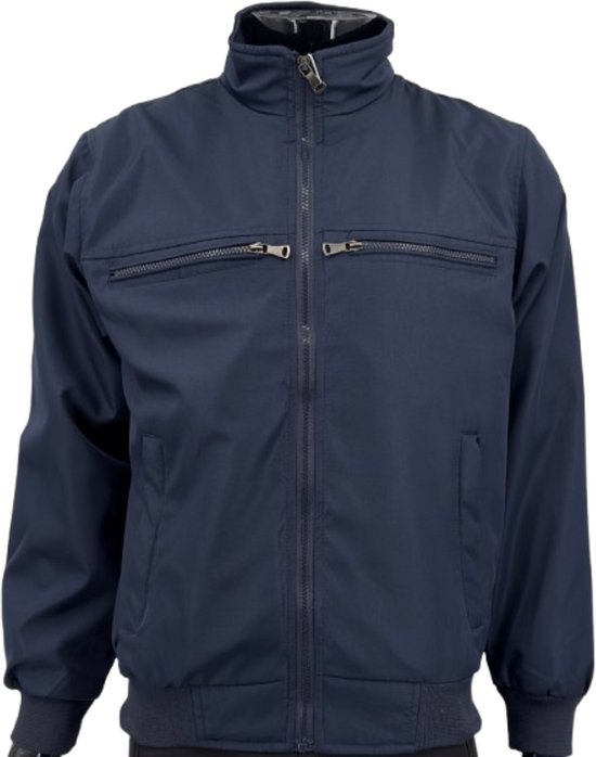 Etoile Zomerjas Heren - Tussenjas Heren - Zomerjack Heren - 4 Zakken met Ritssluiting - Met Binnenzak - Blauw - Maat XL