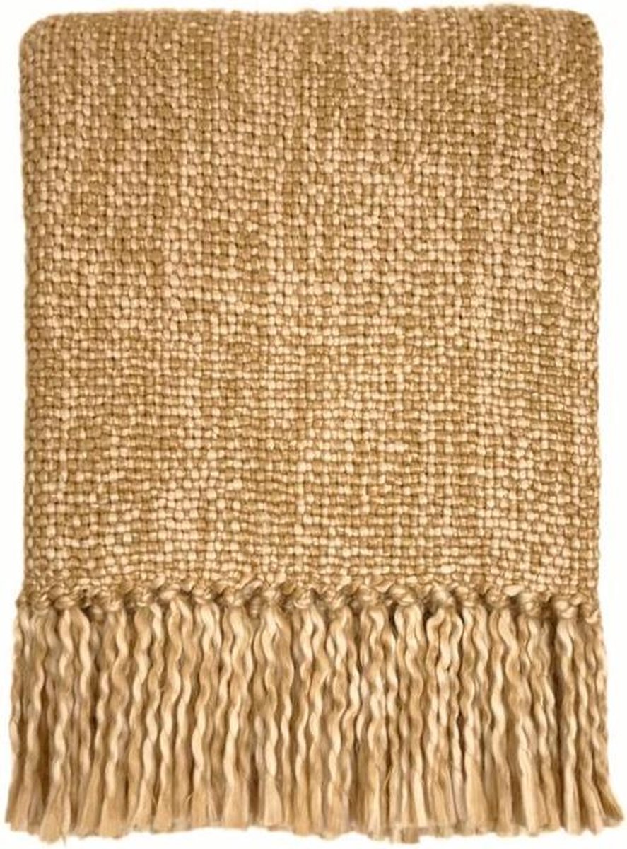 Malagoon - Marble vintage yellow throw