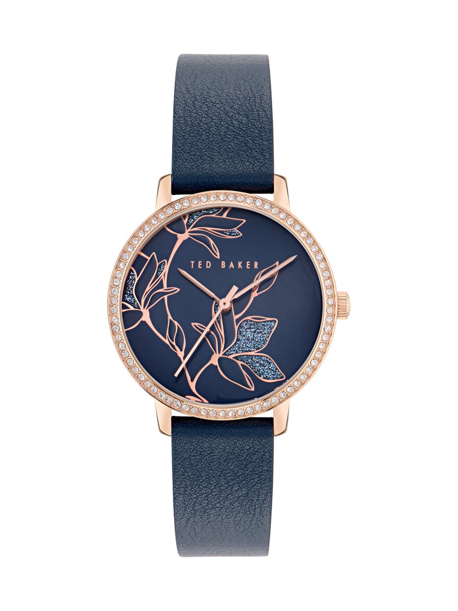Ted Baker Keythlin Fashion Kwarts Analoog Horloge Blauw Case: 100% Stainless Steel | Armband: 100% Leather 36 BKPKTF402W0, BKPKTF403W0
