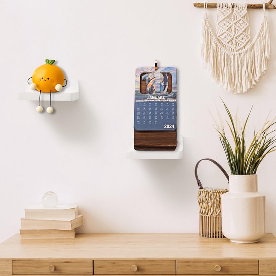 LED zwevende wandplanken met verborgen beugels, verlichte displayplank