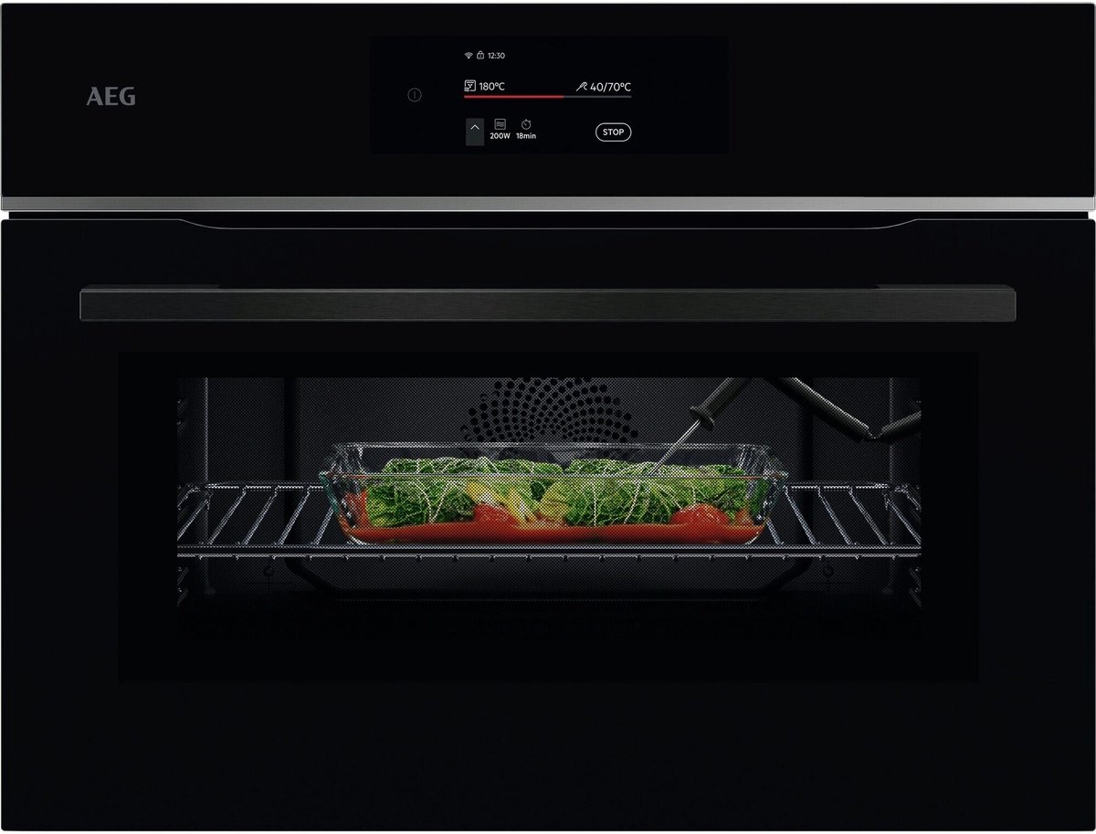 AEG TK8NK721B - 8000 serie - inbouw combi-oven (45 cm)