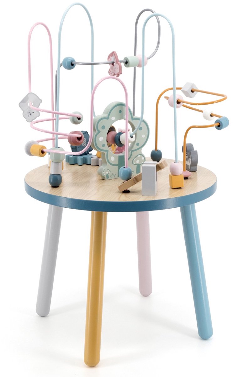 PolarB® Houten Educatieve Tafel Verweven Speelgoed