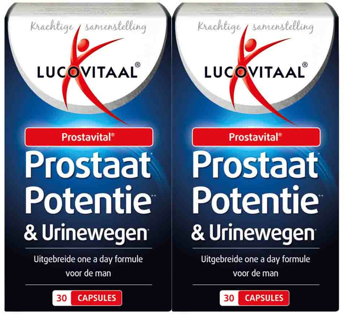 Goedkoopste 2x Lucovitaal Prostavital Prostaat Potentie en Urinewegen 30 capsules