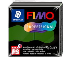 FIMO professional - ovenhardende boetseerklei - blok 57 gr - bladgroen