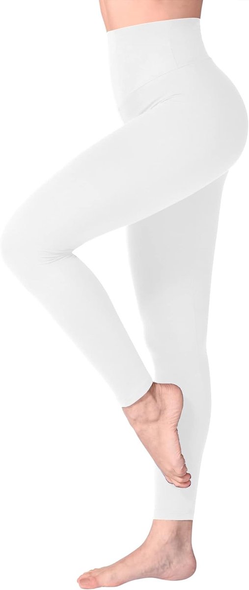Legging met Hoge Taille voor Vrouwen - Boterzachte Yoga Broekjes voor Sport en Fitnes S/M