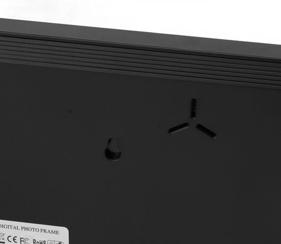 21,5 inch digitale fotolijst, 1920 x 1080 HD IPS-scherm, elektronische fotolijst, wandmontage, delen van foto's en video's via app van overal, voor familie