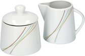 Koffie-aanvulset melkkan & suikerpot Aliha
