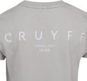 Lichtgrijze Cruyff t-shirt met
'FUTBOL LUX EST 1979' op de rug.