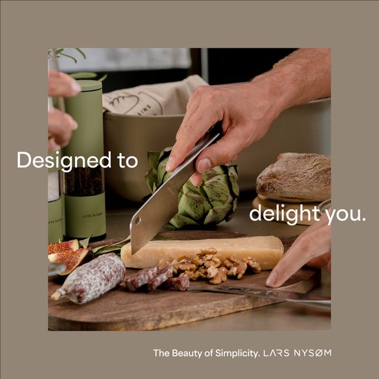 LARS NYSØM Set de couteaux à fromage 'Nedskæring' Stainless Steel
