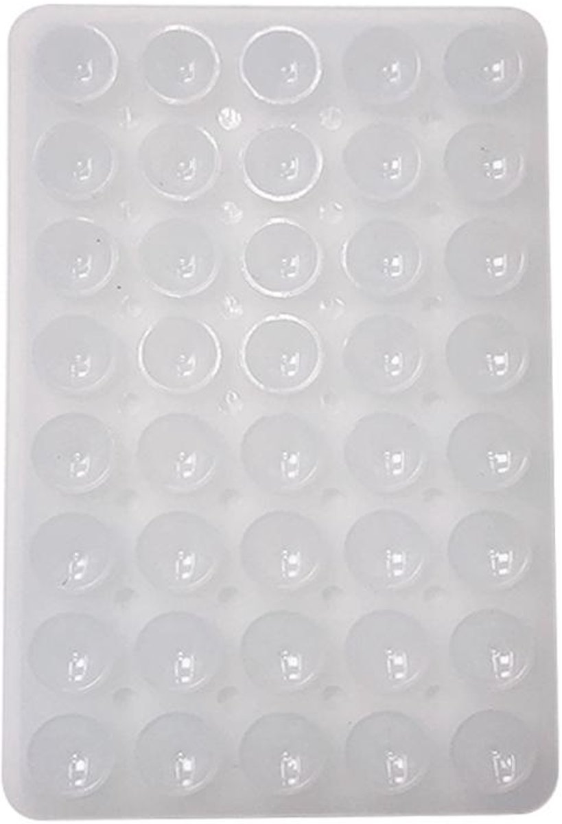 Mobigear Zuignap Telefoonhouder | Mobigear EasyMount - 40 Suction Cup - Transparant Universeel