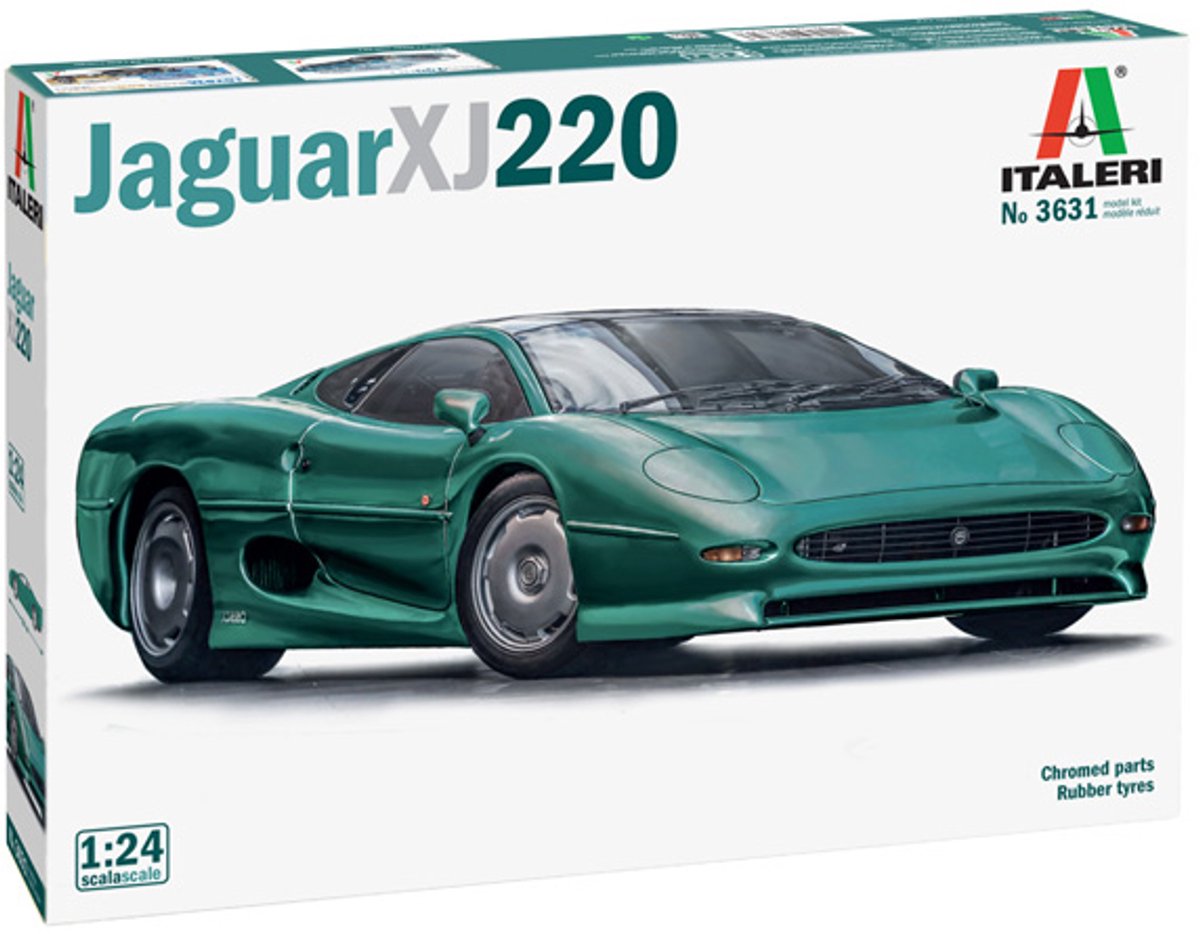Italeri Modelbouwpakket Auto - 3631 Jaguar XJ 220 Car Plastic - 1:24 - Modelbouw