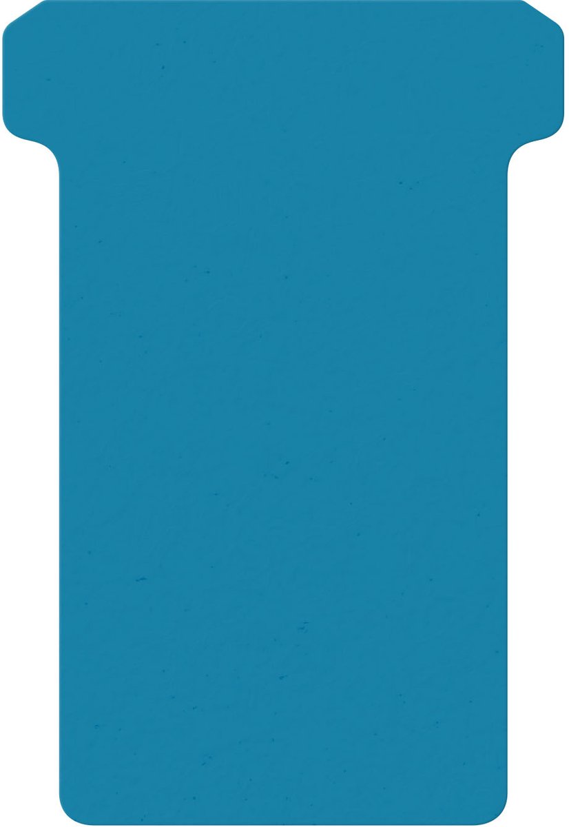 T-kaart djois formaat 2 48mm blauw 100st | 5 stuks