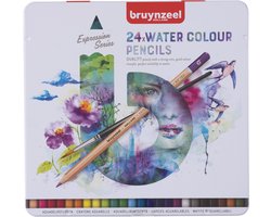 Bruynzeel Expression aquarelpotloden blik 24
