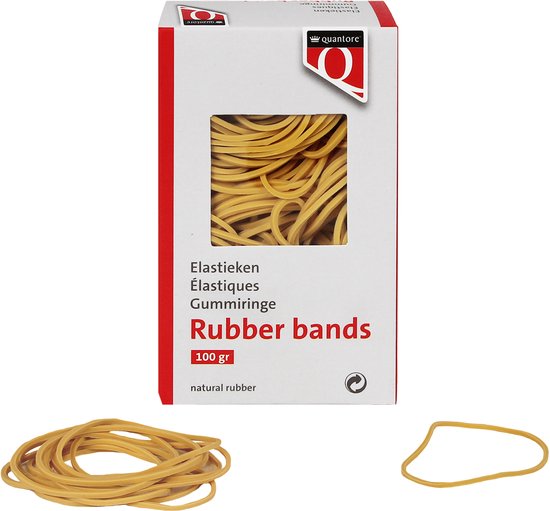 Quantore Elastiek Quantore 16 60x1.5x1mm 100gram | 10 stuks | bol