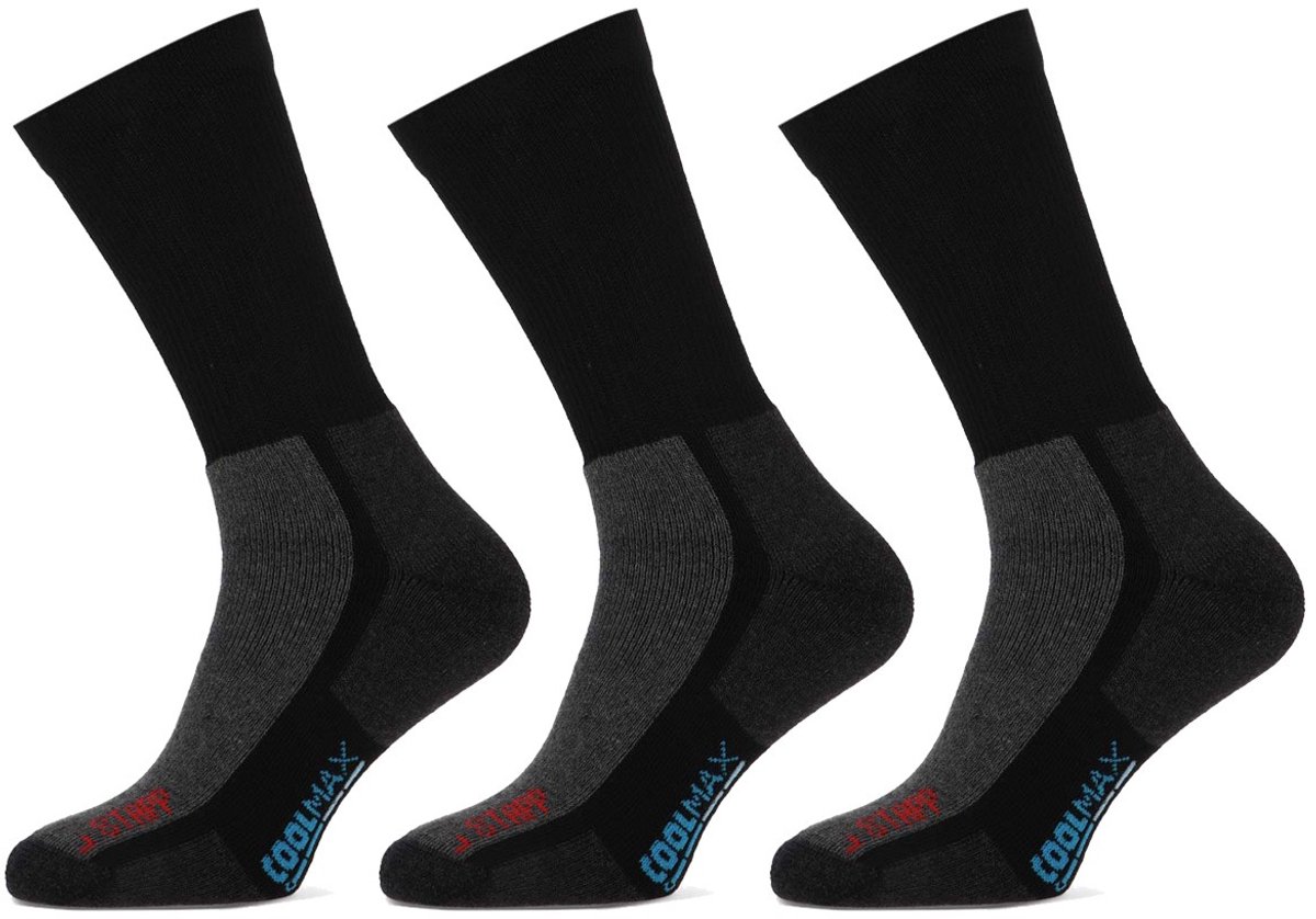 STAPP Wandelsokken Active Outdoor 3 paar Zwart