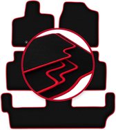 CARLUX-RED automatten voor: Dodge Grand Caravan IV 7-zits (2008-2016)